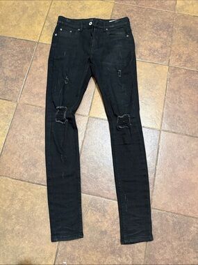 Serenede midnight black denim skinny size 28